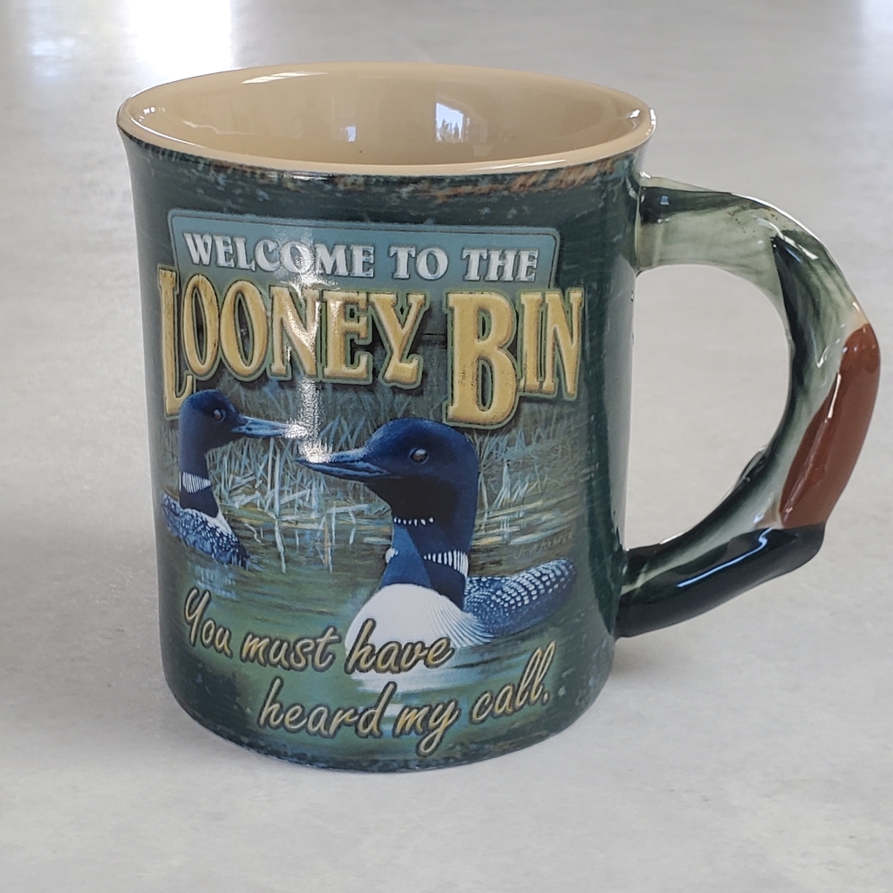 Wild Wings Sculpted Looney Bin Mug